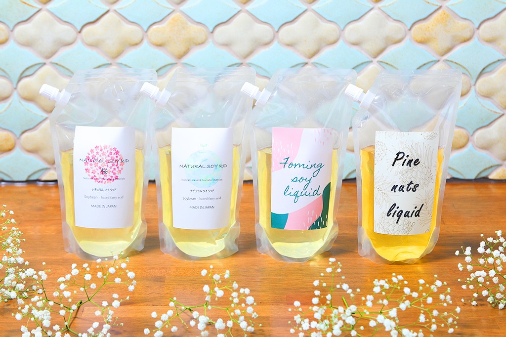 「飲める洗浄液！」<br />オーガニック洗剤NATURAL SOY RID（ナチュラル ソイ リッド）